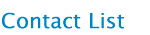 The Stylos Contact List